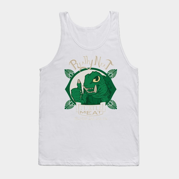 Really Neat Turtle Meat Tank Top by ckdstudios